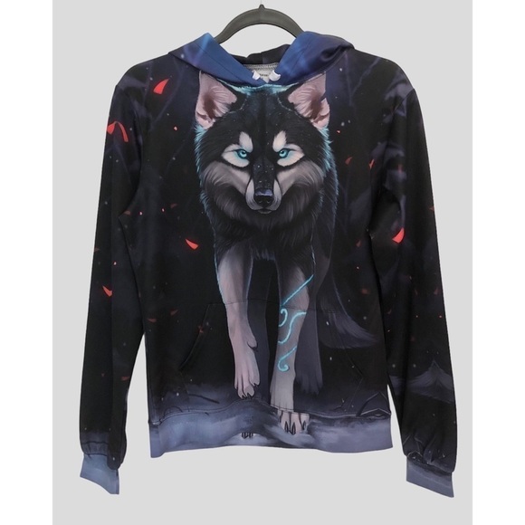 Zootop Bear Wolf Hoodie - Picture 1 of 14